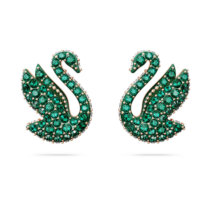 Vathet Swarovski Iconic Swan stud